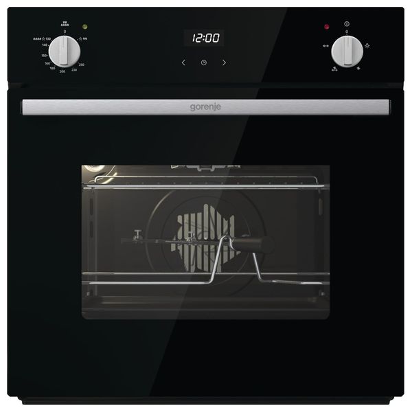  Gorenje BOGX6632E05BG - Built-in Gas Oven - 60 cm - 77 L - Black 