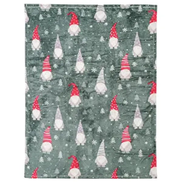  LC Waikiki Christmas Blanket, 100 x150cm - Green 