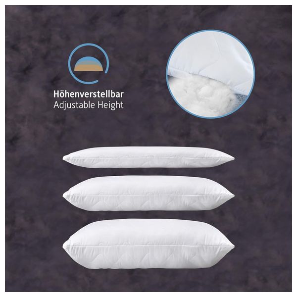 Komfortec Quilted Pillow 50x75 - 2 Piece - White