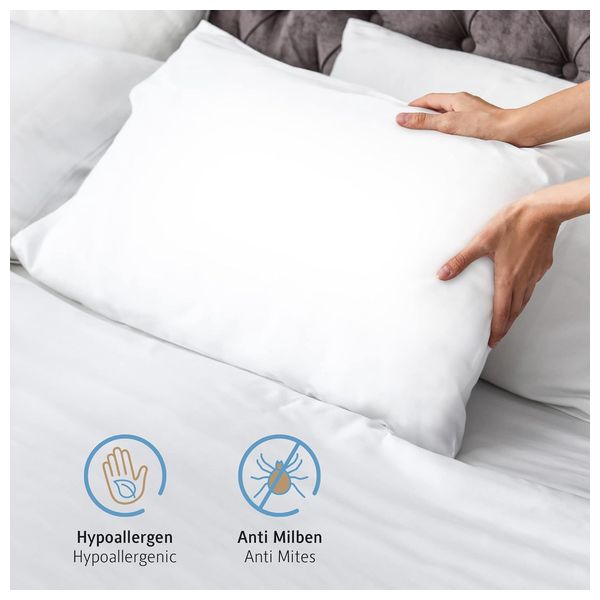 Komfortec Solid Pillow 50x75 - 2 Piece - White