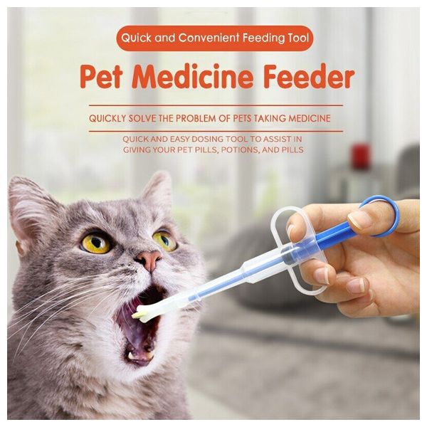  Pet Medicine Feeding Syringe - Blue 