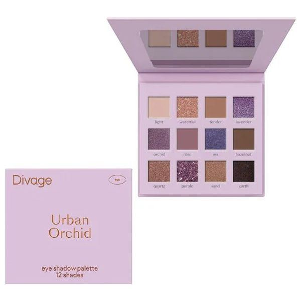  Divage Urban Orchid Eye Shadow Palette - 12 shades 