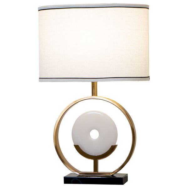  صدف مصباح طاولة - S494 - ذهبي 