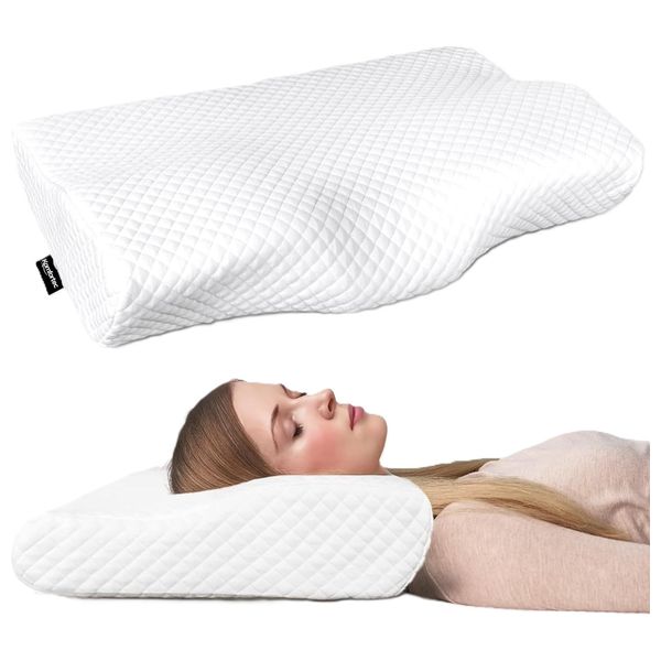 Komfortec Memory Foam Pillow 60x36x12/8 - White