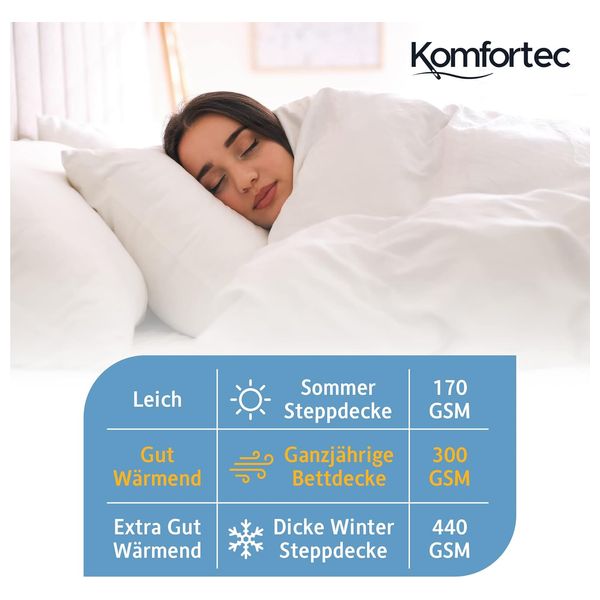 Komfortec Comforter 135x200 - White