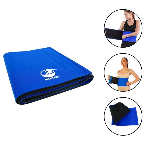  سنكيس حزام ساونا للخصر - أزرق 