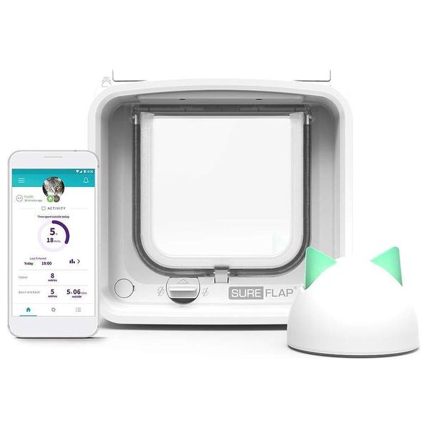  SureFlap Smart Cat Flap Door + Hub - White 