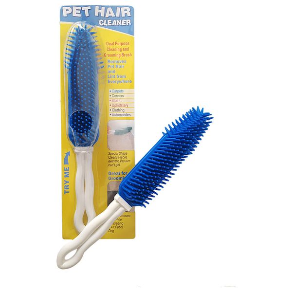 Hair Removal Pet Brush - Blue