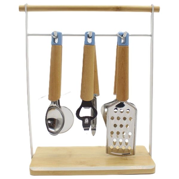 Cooking and Pastry Utensil Set, 6 pieces - Wood