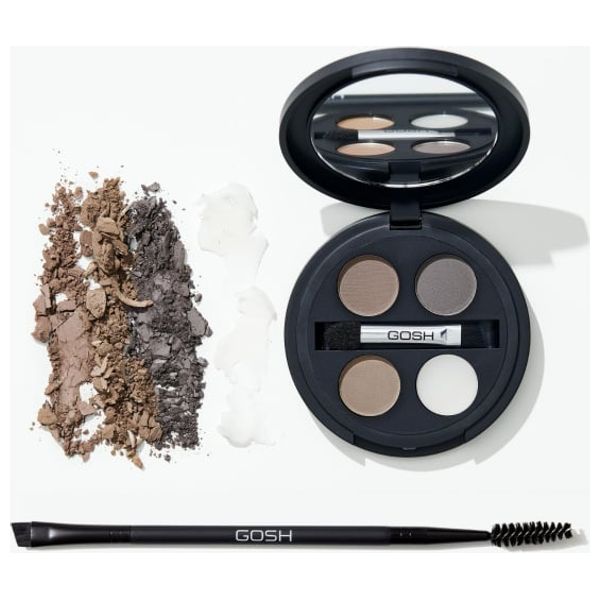  Gosh 034 Double-Ended Slanted Brow Brush - Professional Makeup Tool 