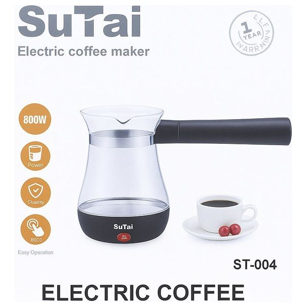  Almanar ST-004 - Electric Coffee Maker - 800W - Transparent 