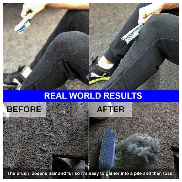 Hair Removal Pet Brush - Blue