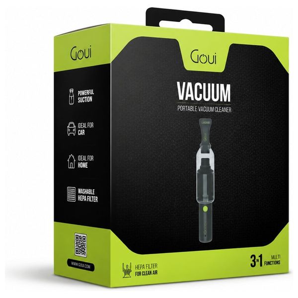  Goui G-EBVACUUM - 3-in-1 Car Vacuum Cleaner - 120W - Wireless - Black 
