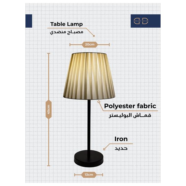  Dreamy decor DT05 - Table Lamp - Black 