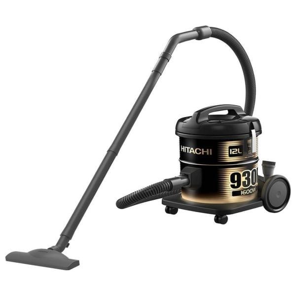  هيتاشي مكنسة كهربائية اسطوانية - 1600 واط - 12 لتر - CV-930F - أسود 