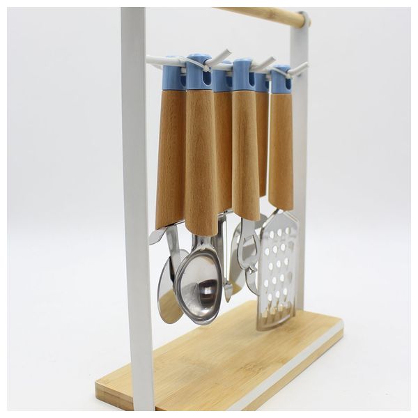 Cooking and Pastry Utensil Set, 6 pieces - Wood
