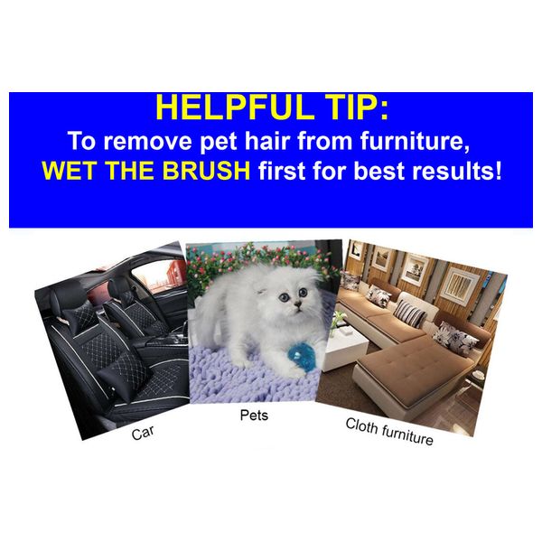 Hair Removal Pet Brush - Blue
