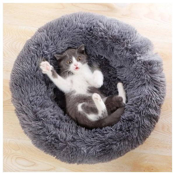  سرير دونات للحيوانات الأليفة - 80 سم 