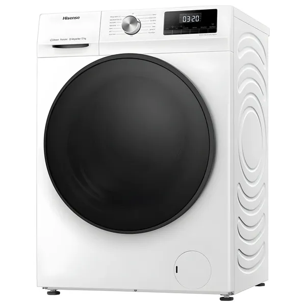  Hisense WFQA1214EVJM - Front Loading Washing Machine - 12kg - 1400 RPM - White 