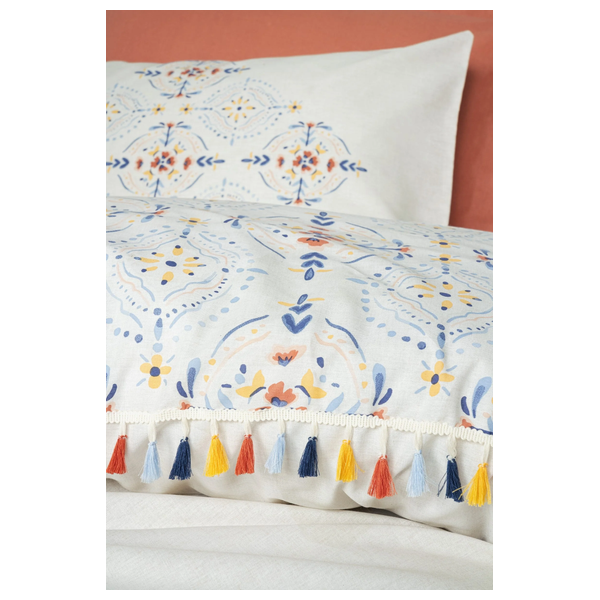  SADAF Complete Set, Double , 220 x 230cm - 4 Piece - Orange 