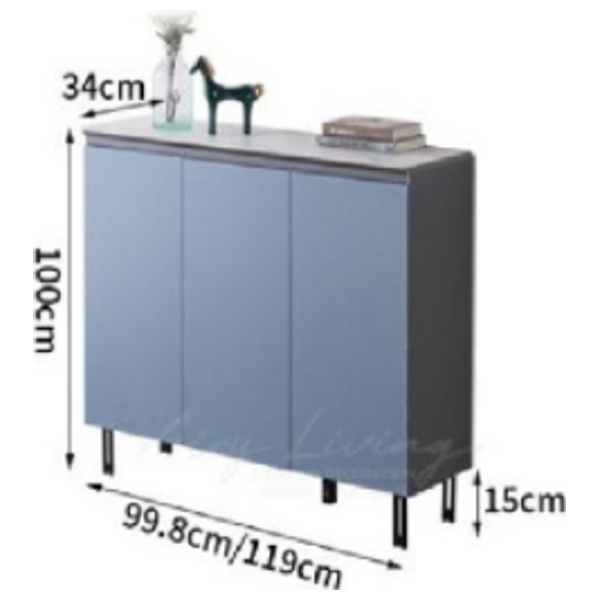  صدف دولاب احذية - أزرق 