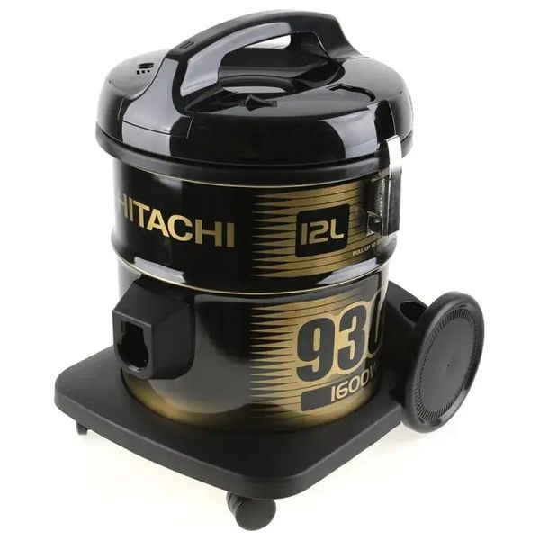  هيتاشي مكنسة كهربائية اسطوانية - 1600 واط - 12 لتر - CV-930F - أسود 