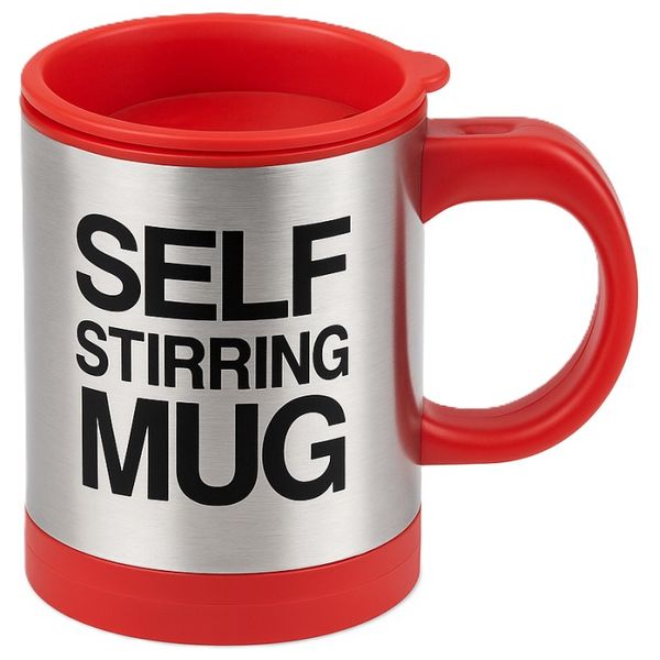 Almanar CUP0001 - Self-Stirring Mug - Red