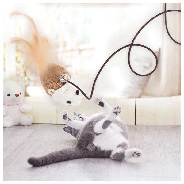  Stick Toy for Cats - Beige 