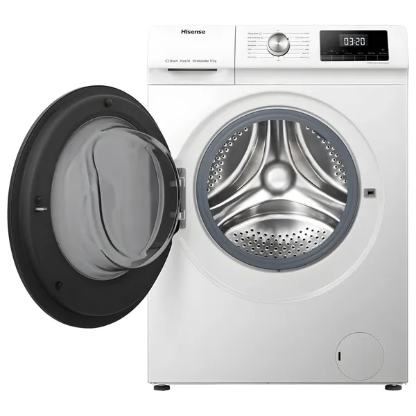  Hisense WFQA1214EVJM - Front Loading Washing Machine - 12kg - 1400 RPM - White 