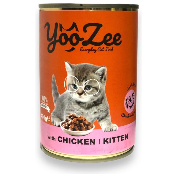  Yoozee Kitten Chicken Cat Food - 400g 