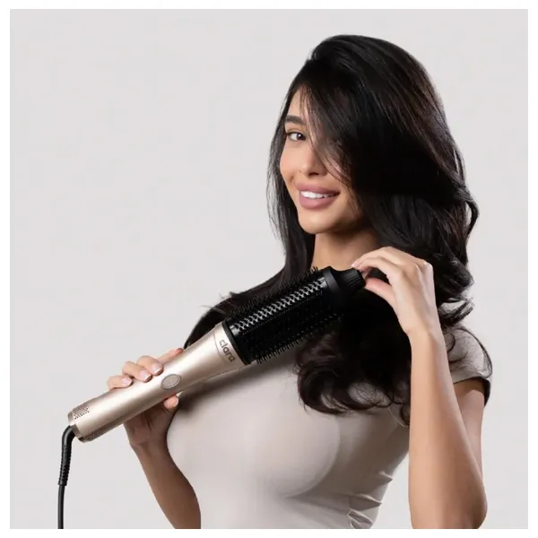  Clara Airglow Electric Hair Styling Brush - Medium Barrel - 560W - Rose Gold 
