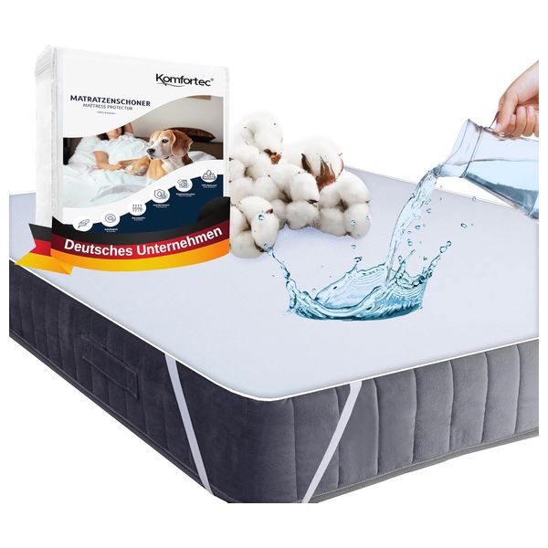 Komfortec Mattress Cover 90x200 - 100 gsm - White