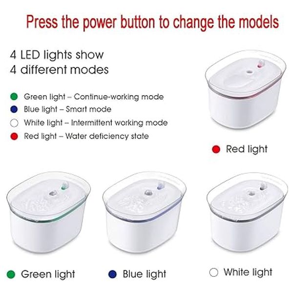  HoneyGuaridan Pet Water fountain - 2.5L 