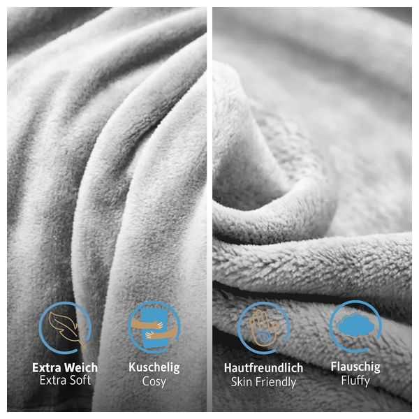 Komfortec Winter Blanket 240x220 - Gray