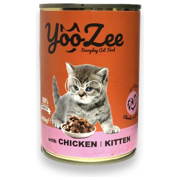  Yoozee Kitten Chicken Cat Food - 400g 