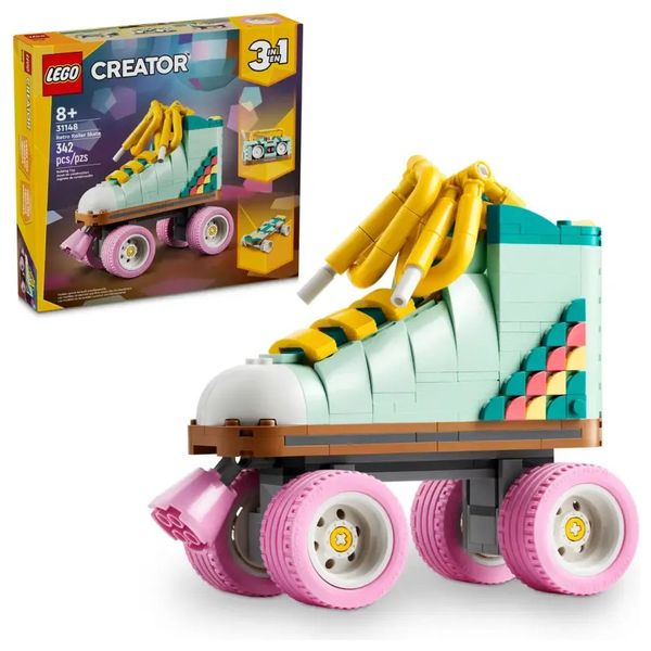  Lego Craetor 3in1 Retro Roller Skate - 342 Pieces 