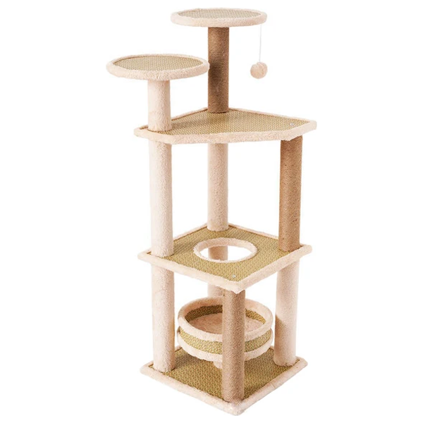  Multilayer Cat Tower - Beige 