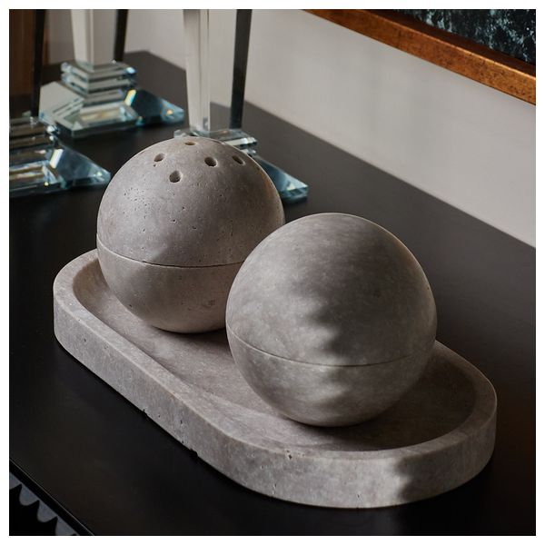  طقم مبخرة رقة هوم - 3 قطع - ابيض 