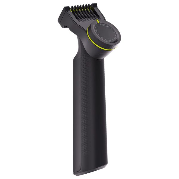  فيليبس ماكينة تشذيب وتنعيم شعر الوجه والجسم لأي طول للشعر, بتقنية شفرة 360 درجة - OneBlade Pro - أسود 