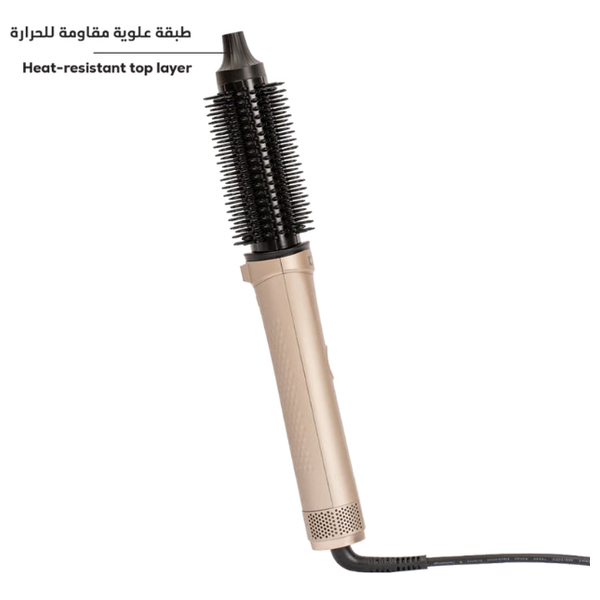  Clara Airglow Electric Hair Styling Brush - Medium Barrel - 560W - Rose Gold 