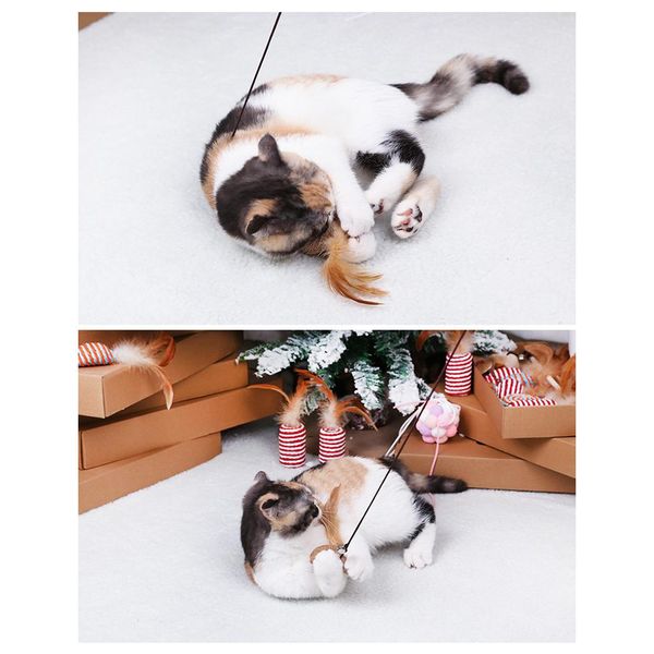  Stick Toy for Cats - Beige 