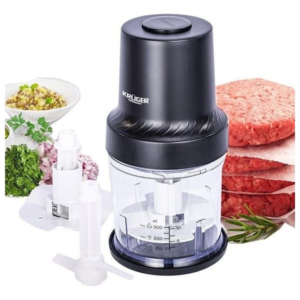  Kruger KRC-4301B - Food Chopper - 1L - Black 