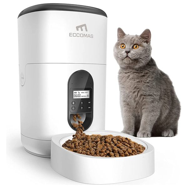 Eccomas Automatic Pet Feder - White