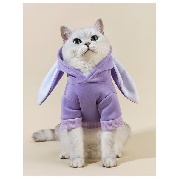 Cat Hoodie - L