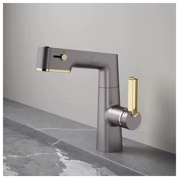 Lazord H237 - Smart Basin Faucet with Digital Temperature Display -  Gunmetal