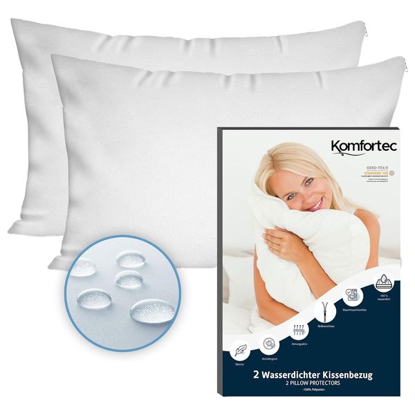 Komfortec Pillow Cover 50x70 - 2 Piece - White