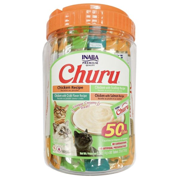 Churu Chicken & Salmon Cat Snack - 700g