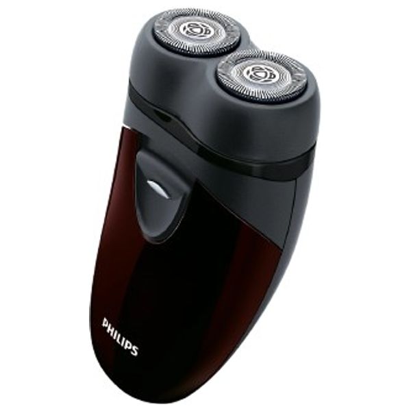  فيليبس ماكينة حلاقة كهربائية, تعمل بالبطارية مريحة للحمل - PQ206 - بني 