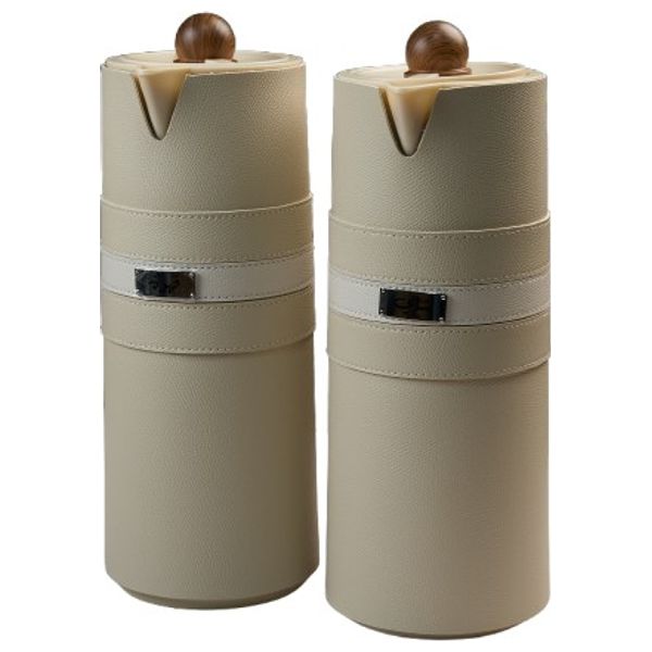 رقة هوم ترمس حراري مع قاعدة - قطعتين - HLXF-024B - بيجي