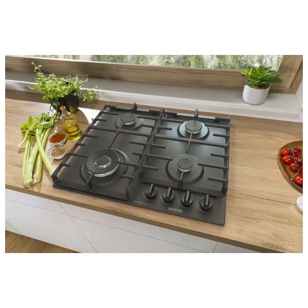  Gorenje GW642B - 4 Burners - Built-In Gas Cooker - Black 
